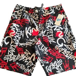 Fresh Prints Men's Large Graffiti Shorts New With Tags